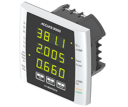 Accura 3000 - High Accuracy Digital Power Meter - Rootech